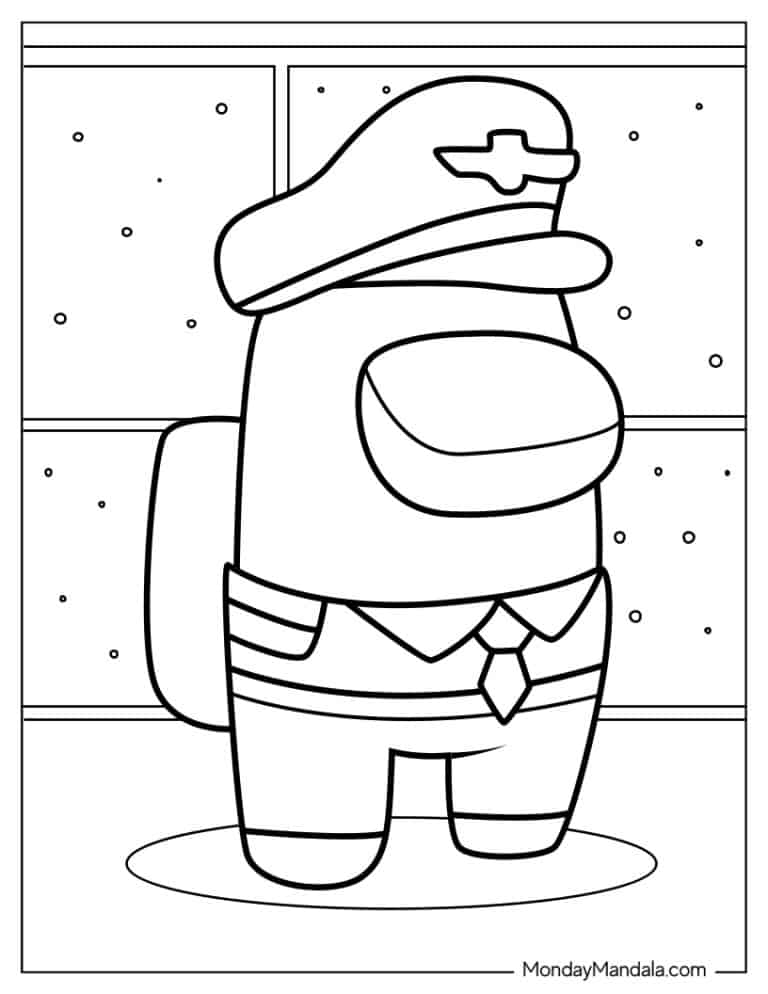 139+ Creative Crewmate Coloring Pages Printable