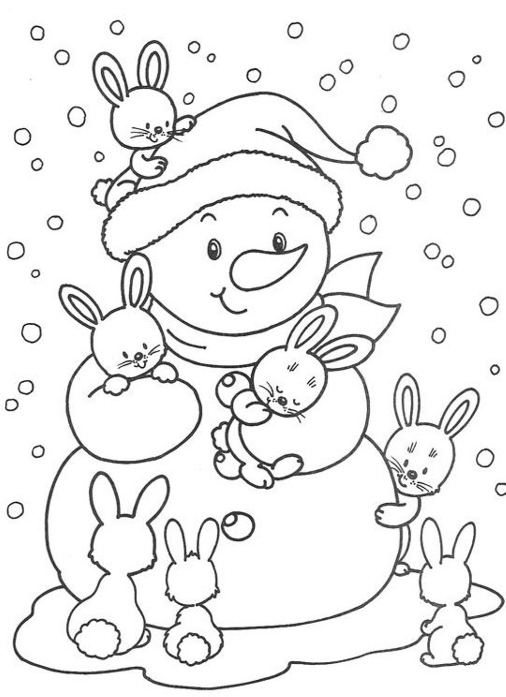 86+ Captivating Winter Activity Coloring Pages Printable