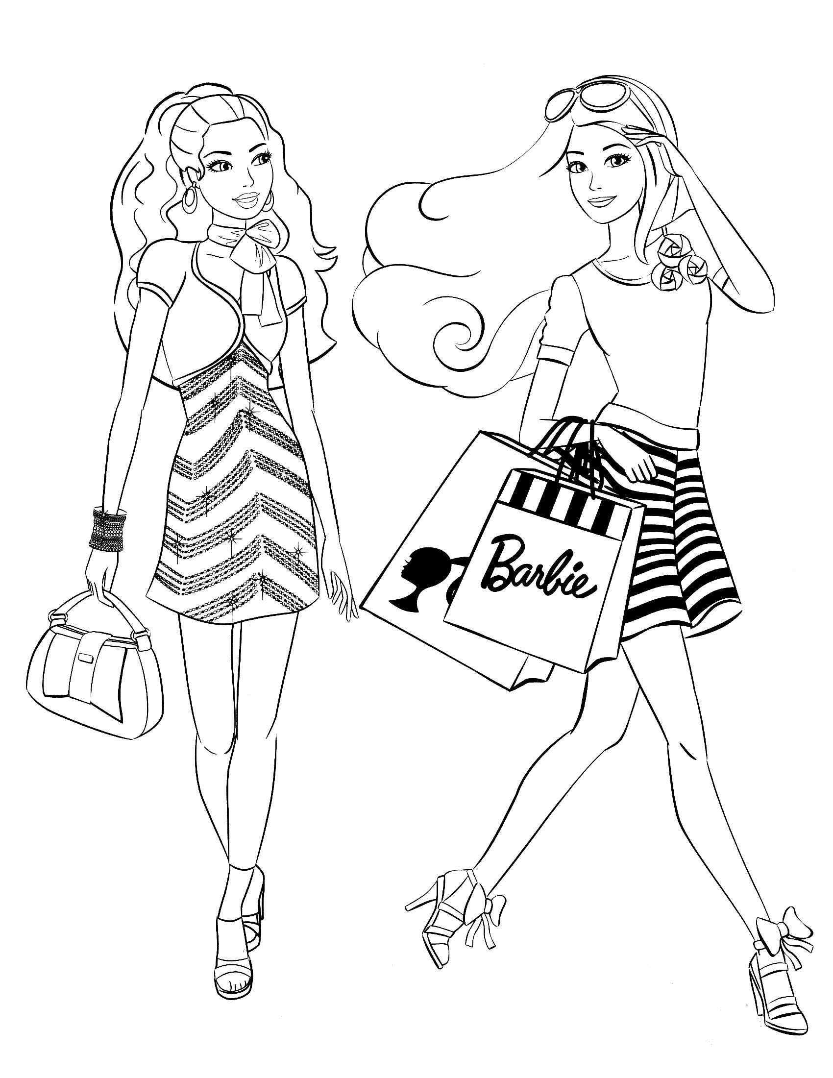 41+ Ultimate Free Fashion Coloring Pages Detailed