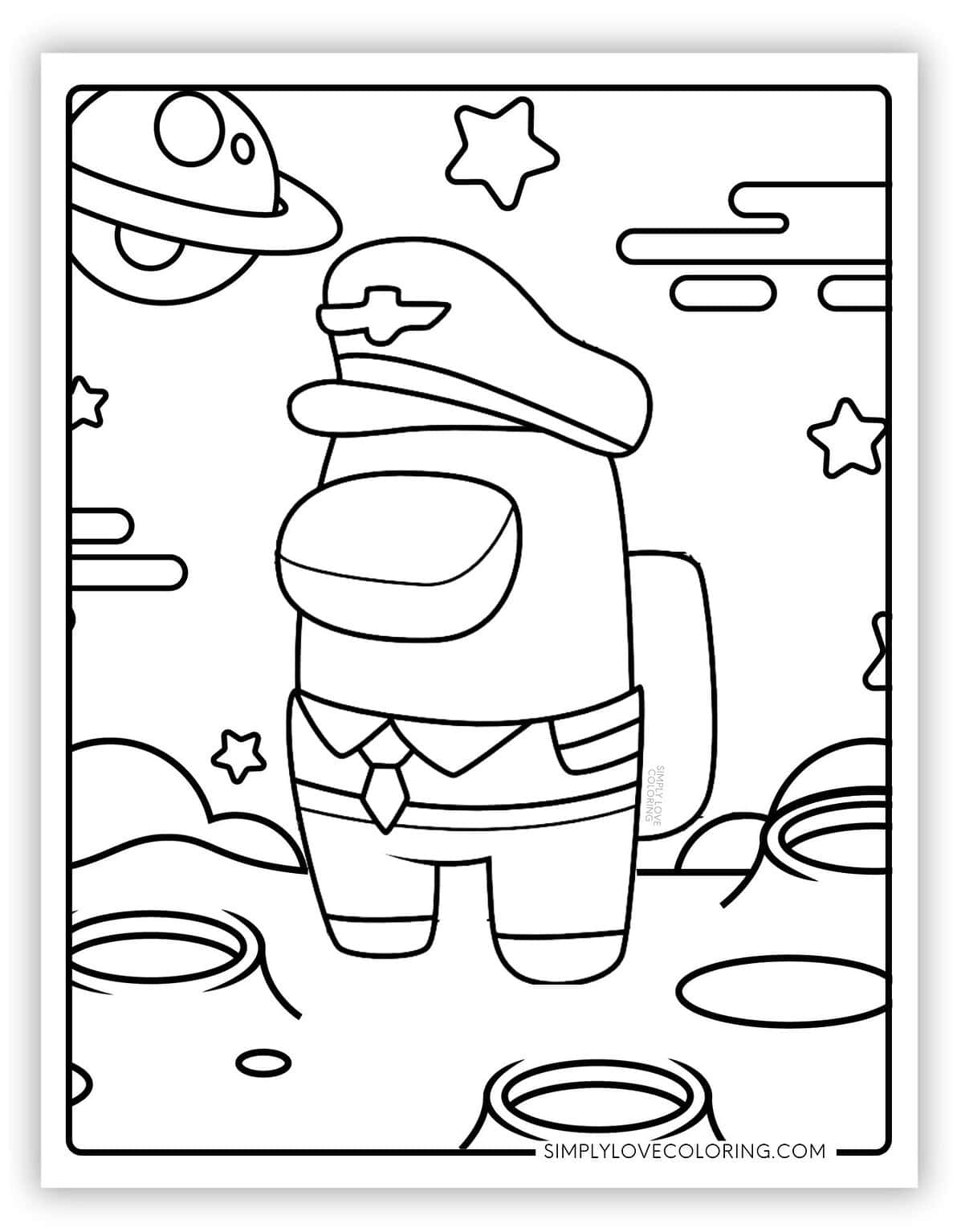 131+ Magical Crewmate Coloring Pages Printable