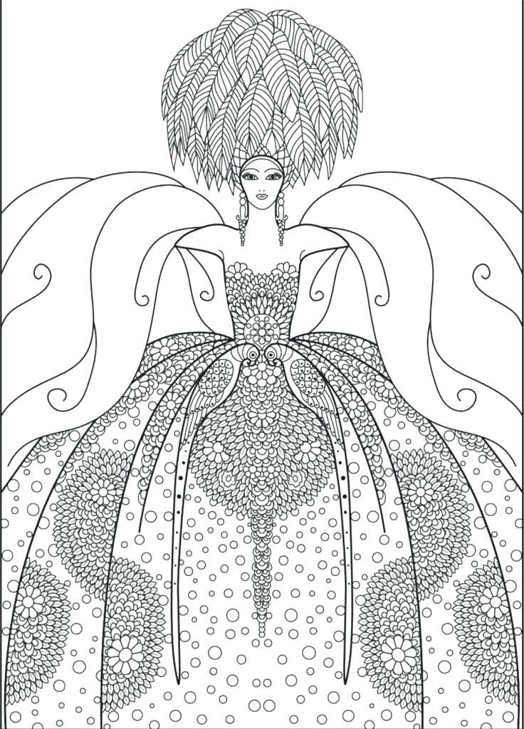 48+ Unique Free Fashion Coloring Pages Inspirational