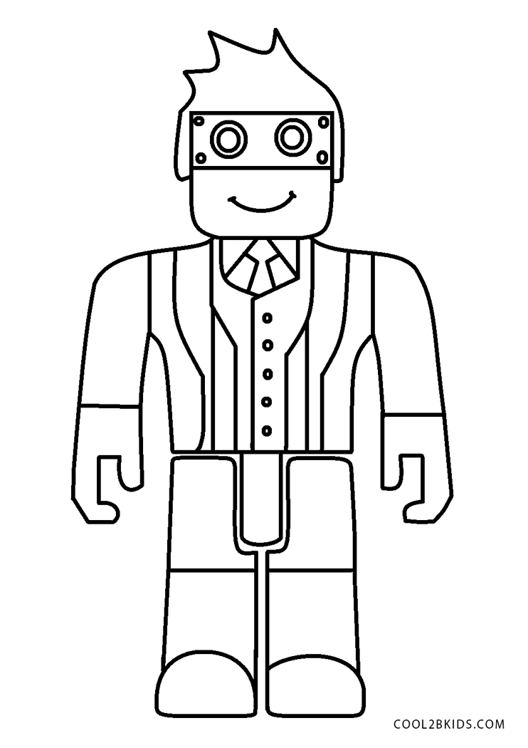 189+ Unique Roblox Coloring Pages Printable