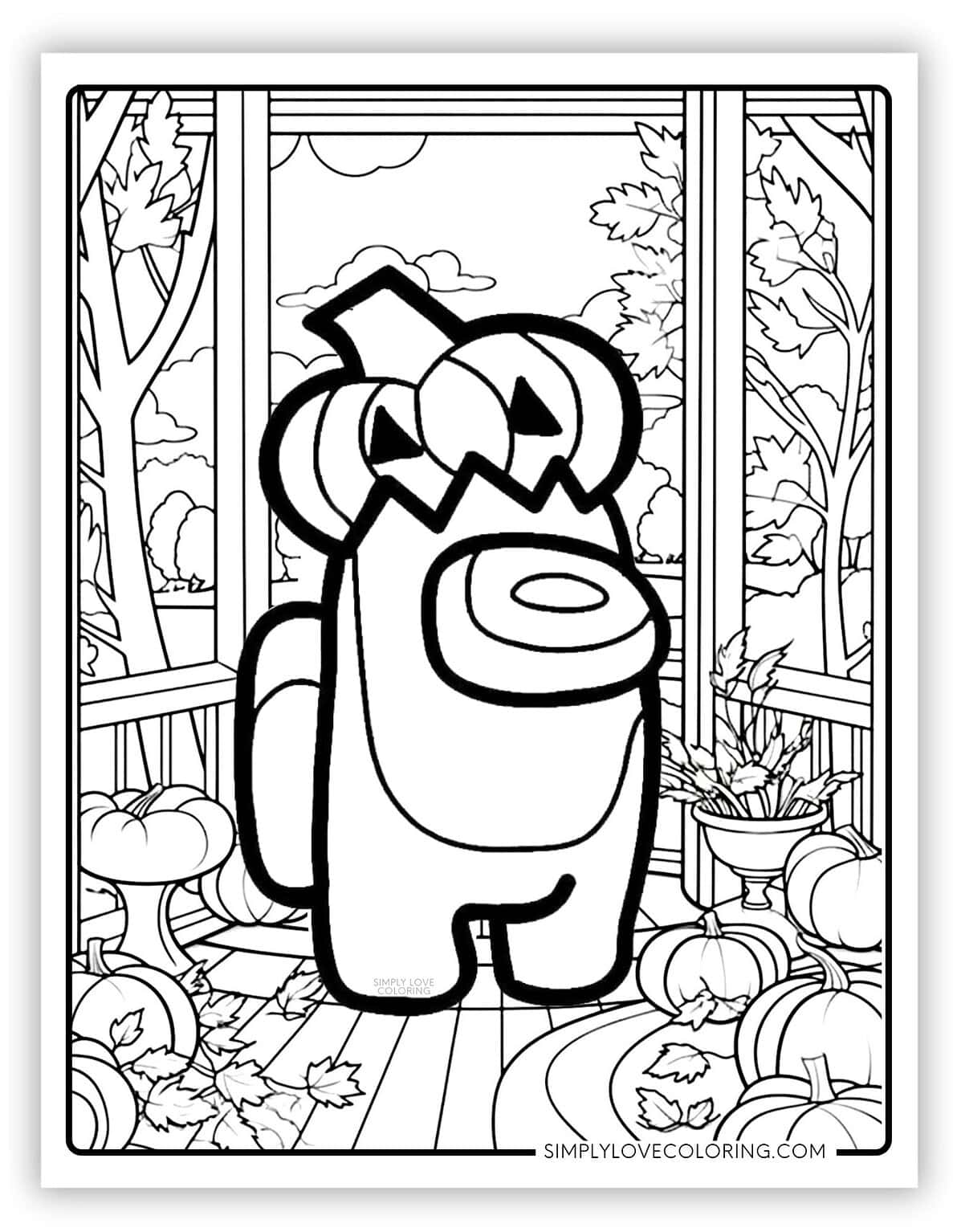 107+ Captivating Crewmate Coloring Pages Printable