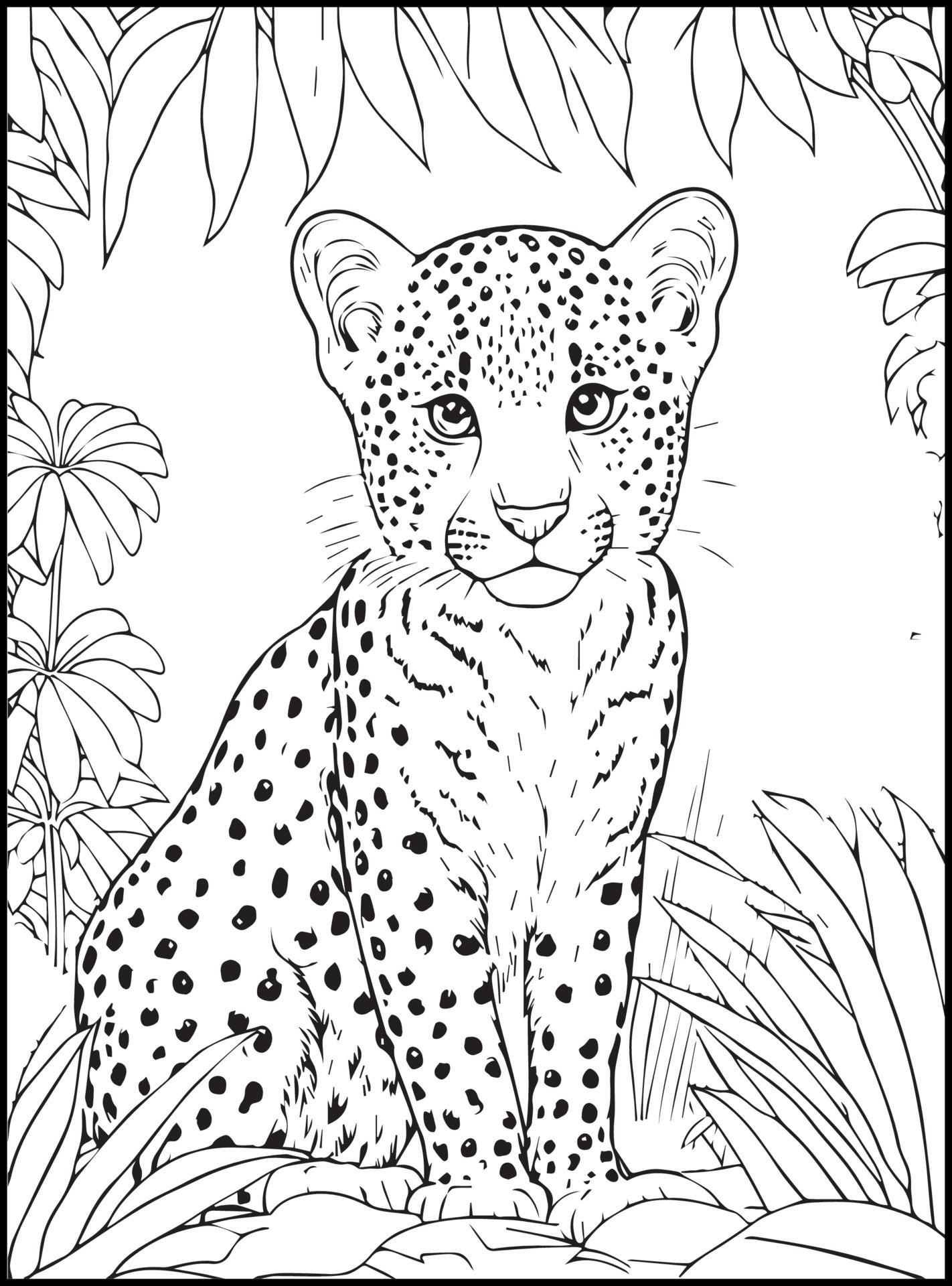 48+ Whimsical Animal Coloring Pages Printable Sheets