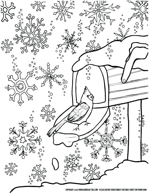 143+ Cute Winter Activity Coloring Pages Printable