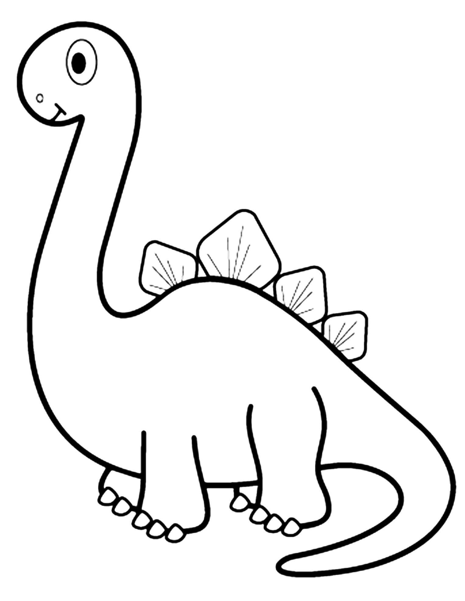 42+ New Dinosaur Coloring Pages Aesthetic