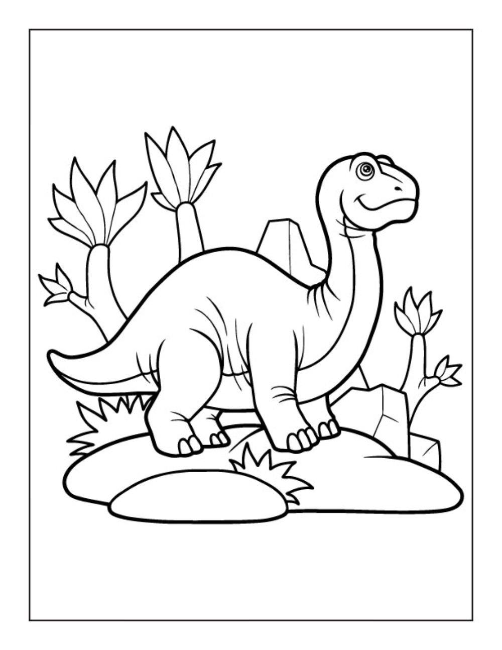 39+ Downloadable Dinosaur Coloring Pages and Drawing