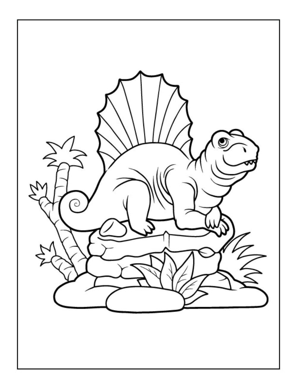 34+ Entertaining Dinosaur Coloring Pages Realistic