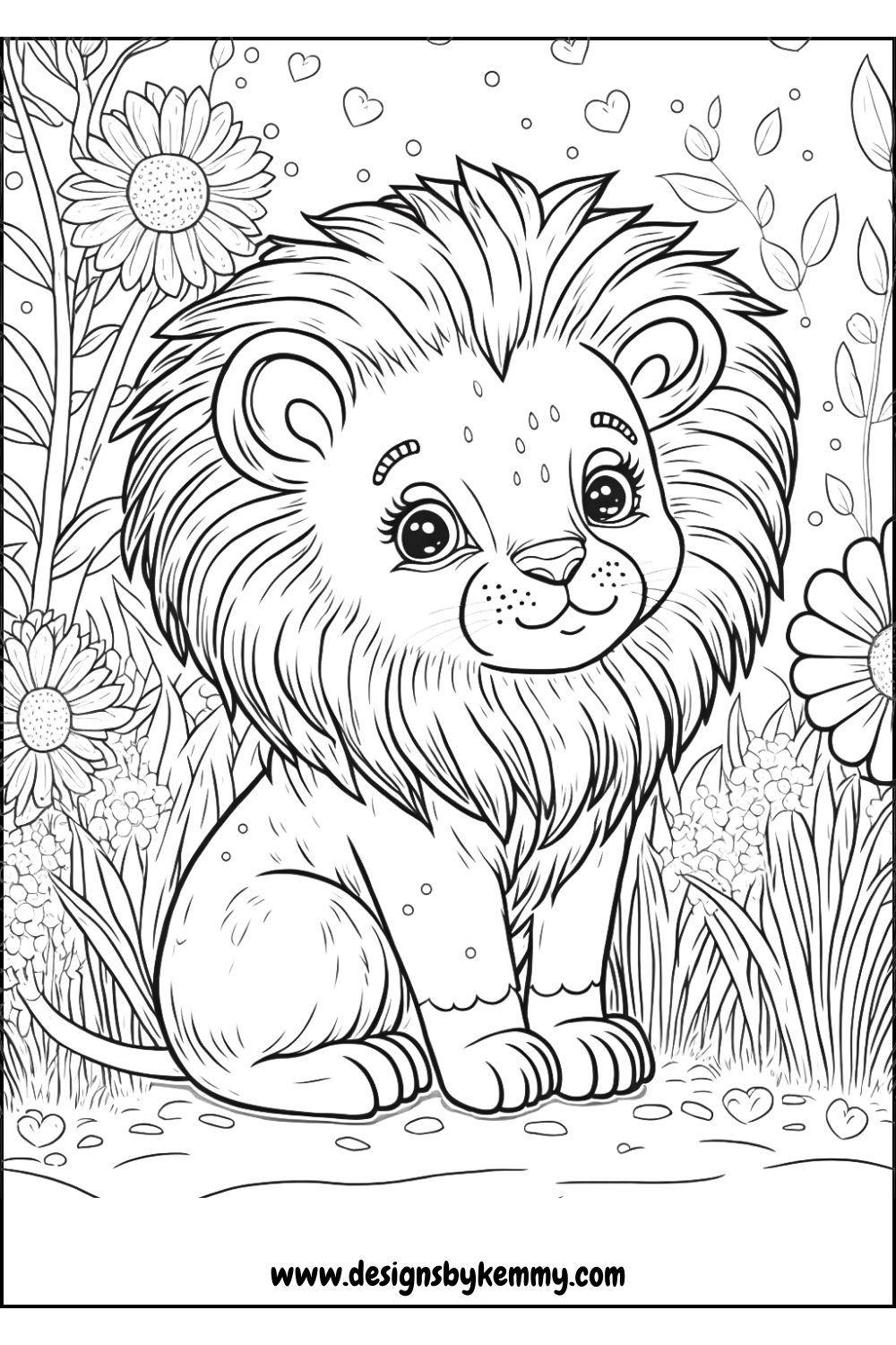 35+ Aesthetic Animal Coloring Pages Archives