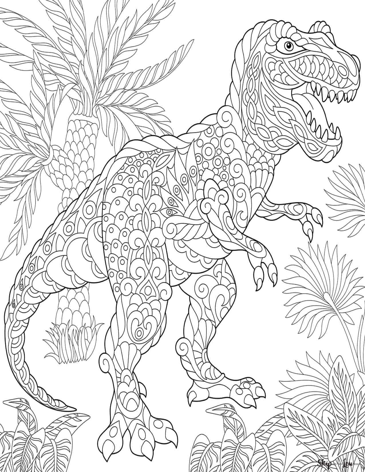 47+ Interactive Dinosaur Coloring Pages Archives