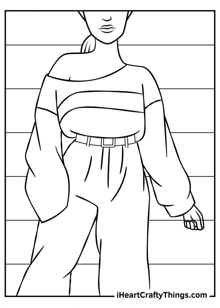 33+ Engaging Free Fashion Coloring Pages for Kids and Adult