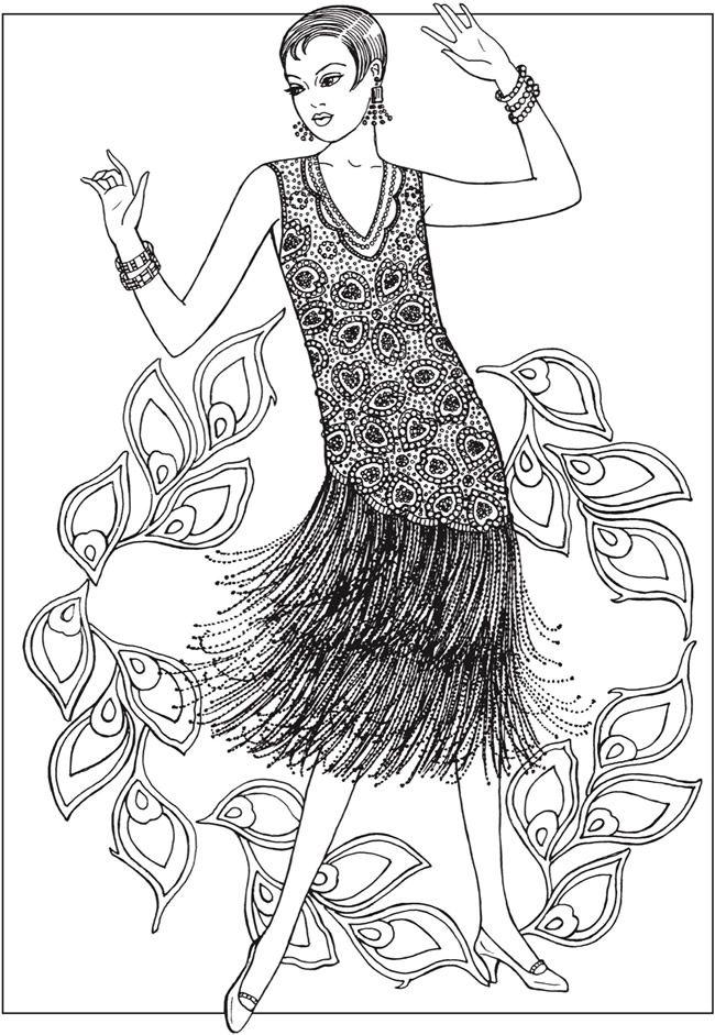 37+ Cute Free Fashion Coloring Pages Printable Sheets