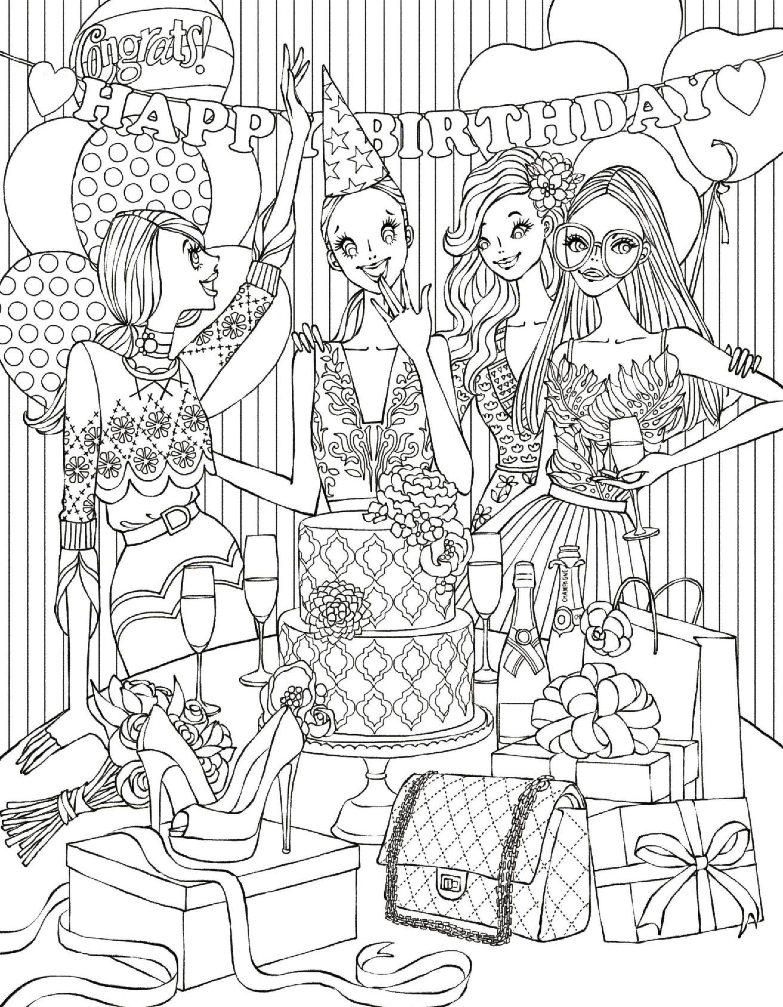 34+ Aesthetic Free Fashion Coloring Pages to Print