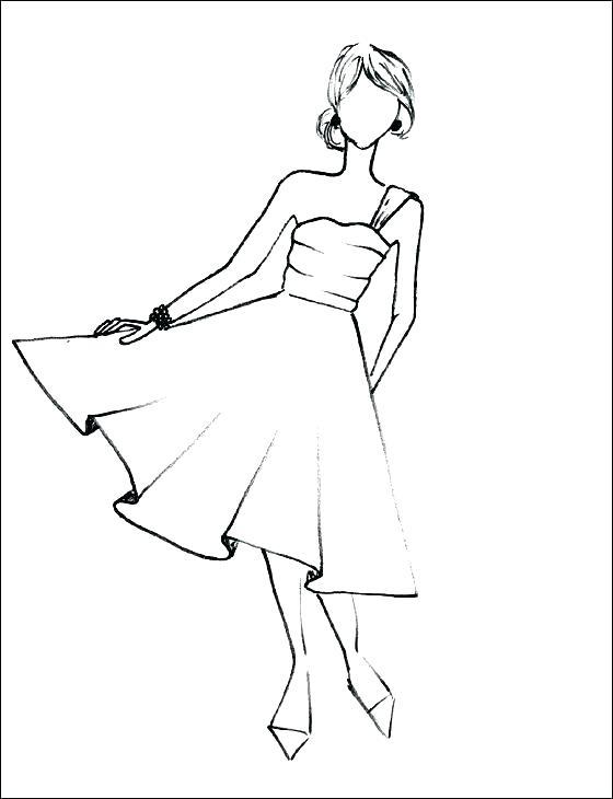 42+ Relaxing Free Fashion Coloring Pages to Print