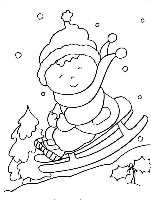 135+ Festive Winter Activity Coloring Pages Printable