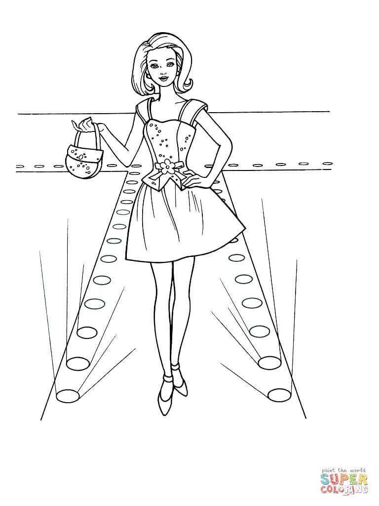 32+ Artistic Free Fashion Coloring Pages Unique