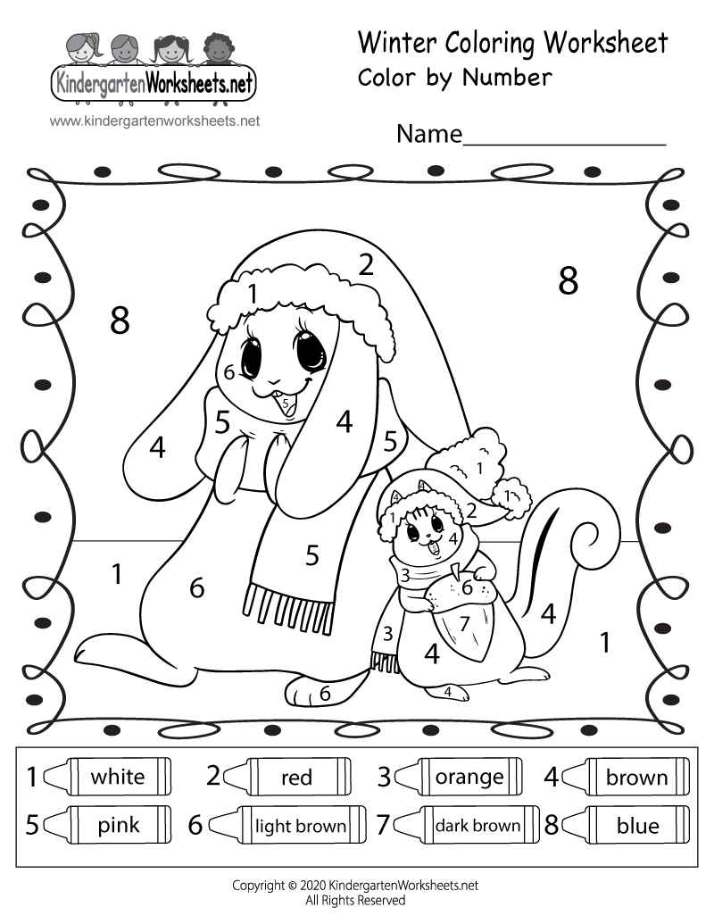 55+ Festive Winter Activity Coloring Pages Printable