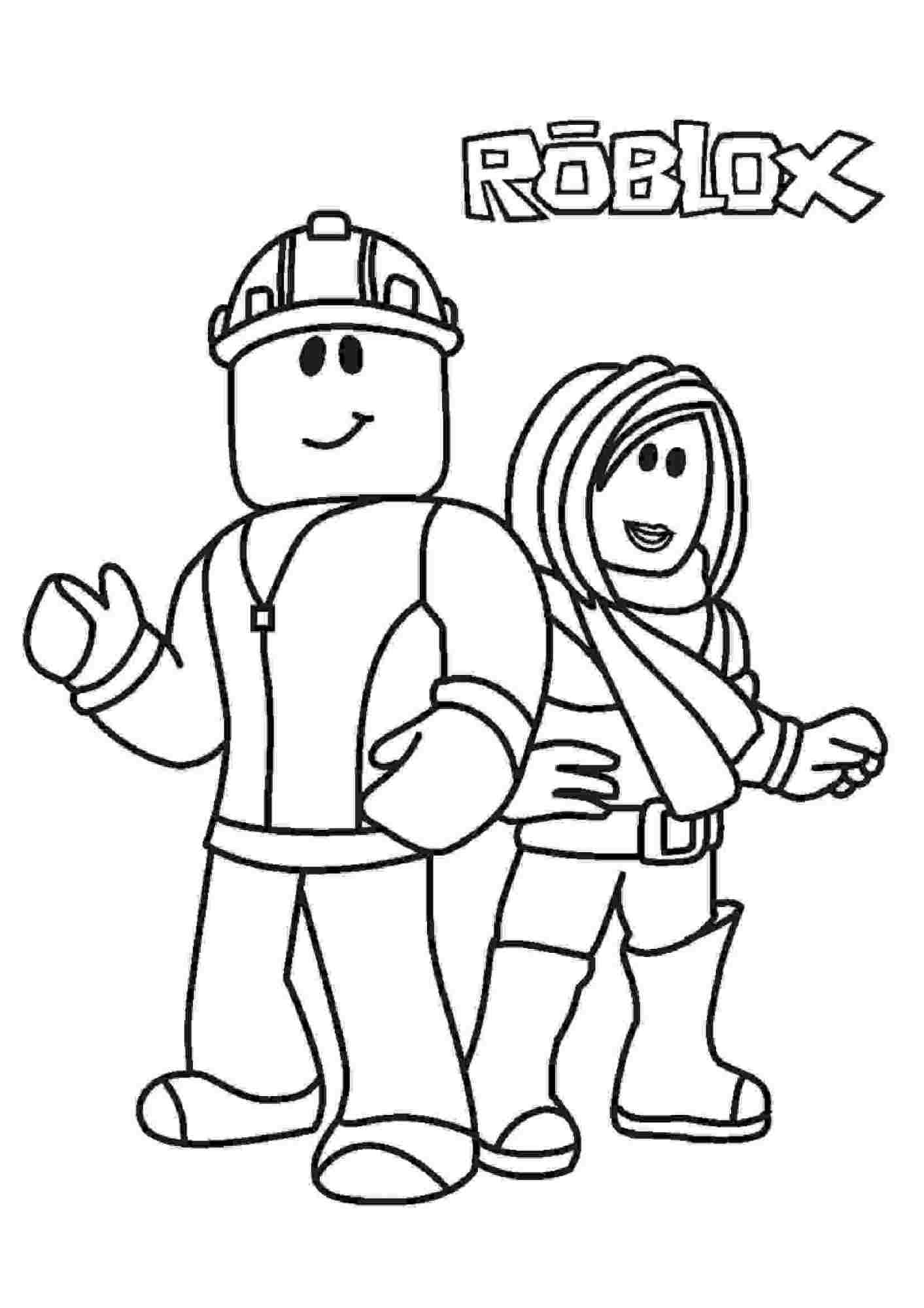 60+ Creative Roblox Coloring Pages Printable