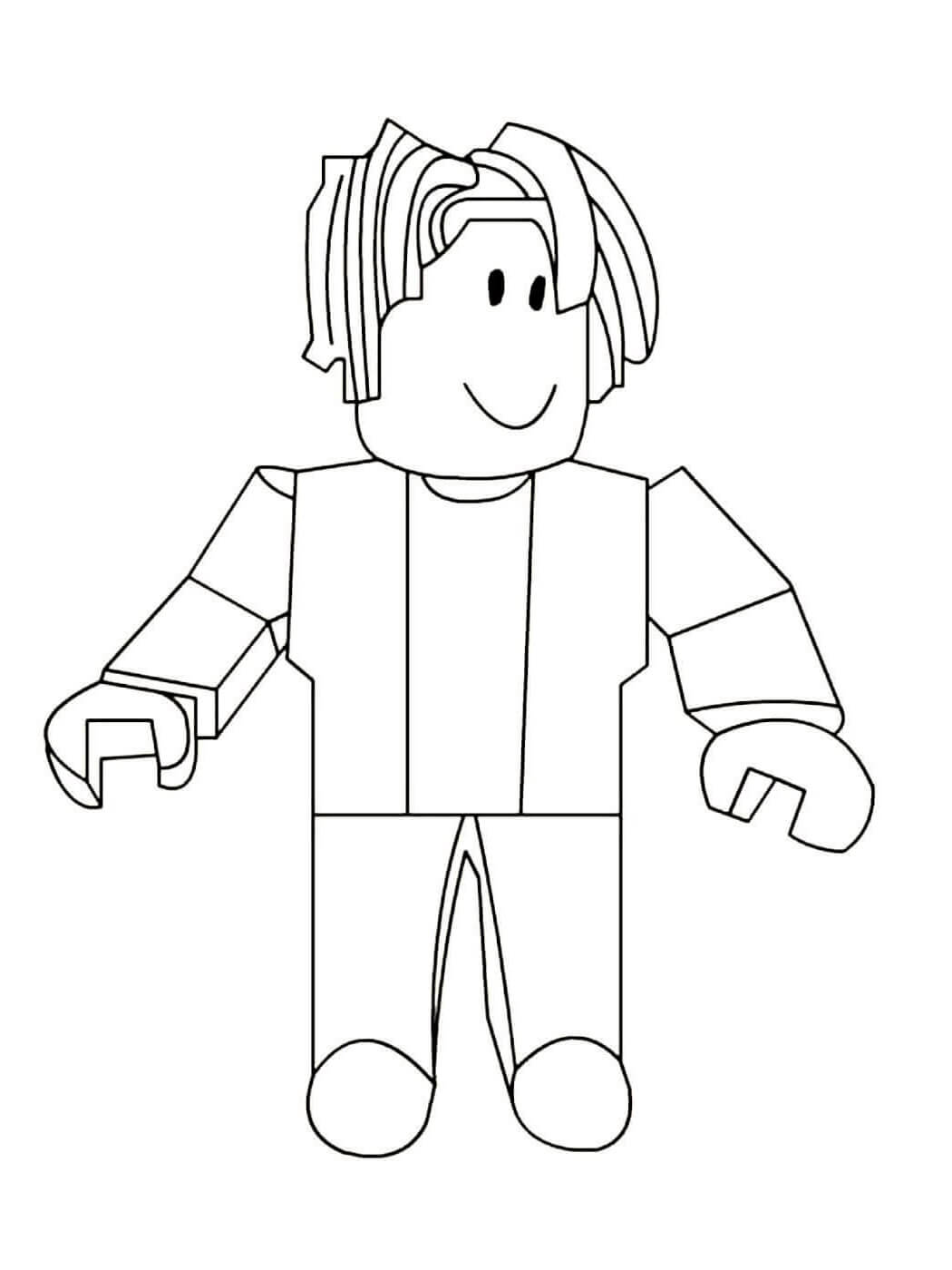 124+ Cute Roblox Coloring Pages Printable