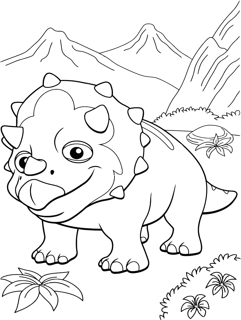 36+ Top Dinosaur Coloring Pages to Print