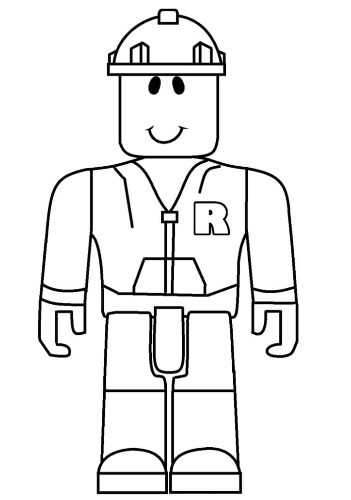 32+ Artistic Roblox Coloring Pages Printable