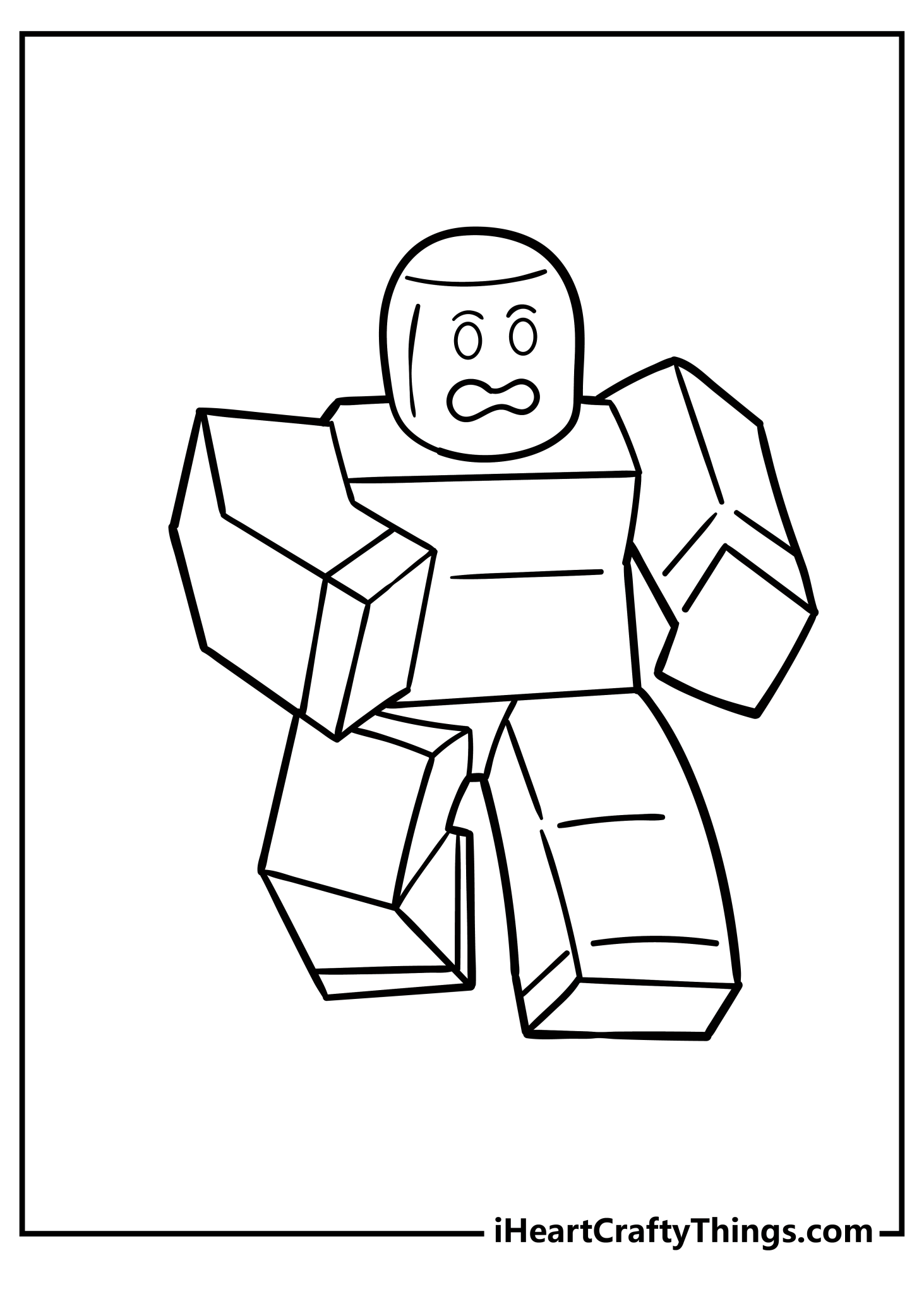 43+ Joyous Roblox Coloring Pages Printable