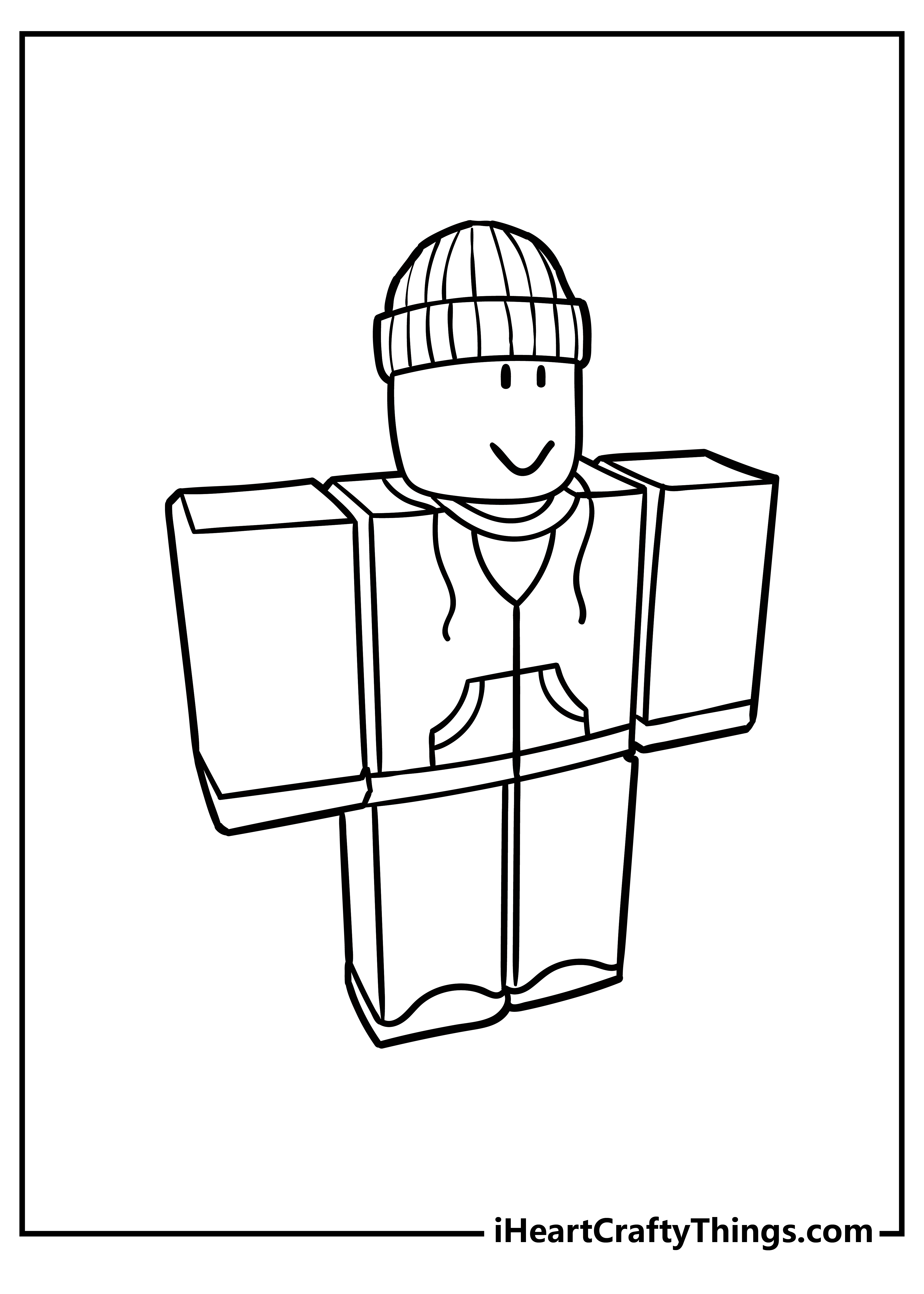 121+ Bright Roblox Coloring Pages Printable