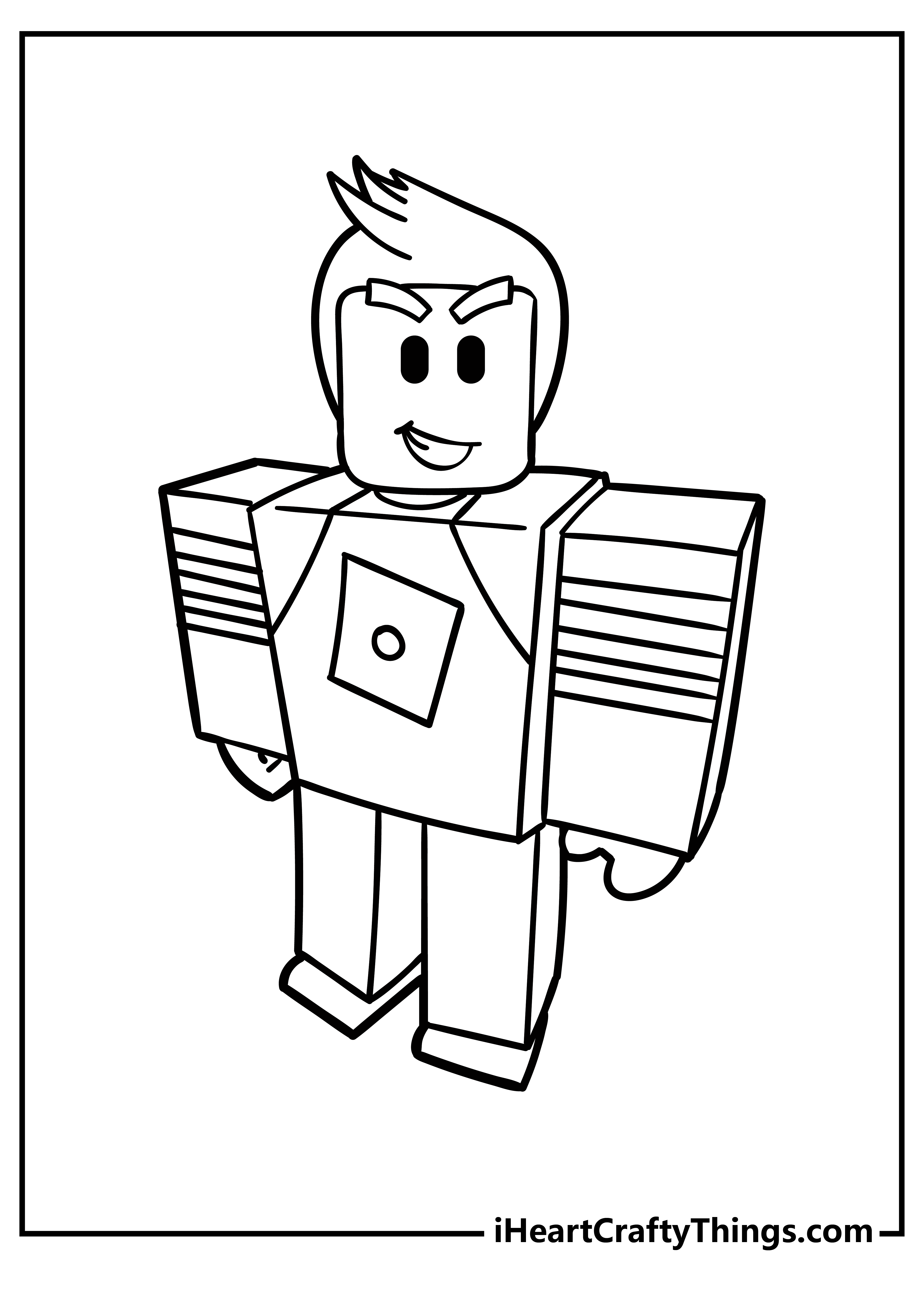 99+ Charming Roblox Coloring Pages Printable