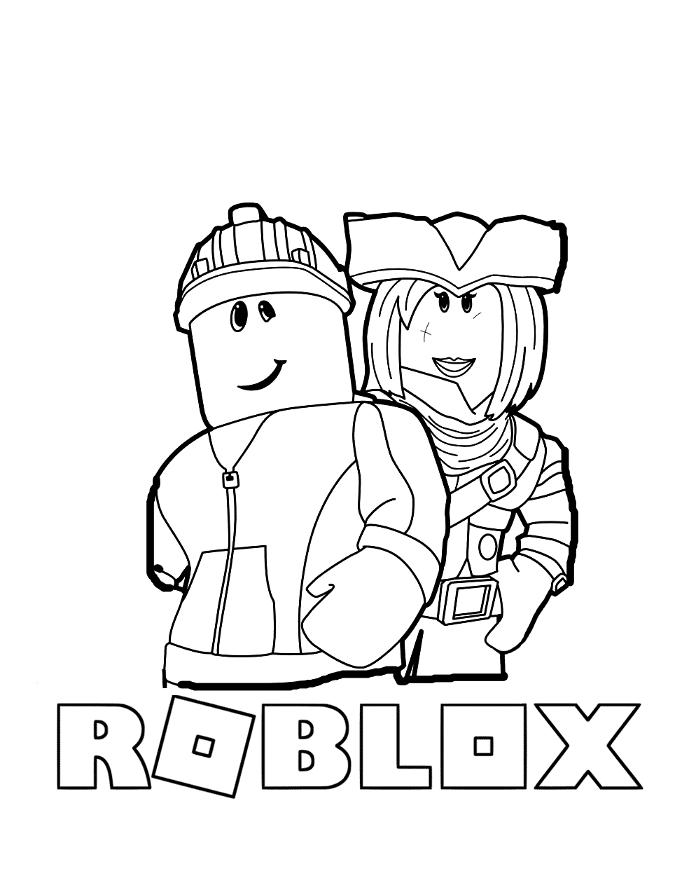 62+ Creative Roblox Coloring Pages Printable