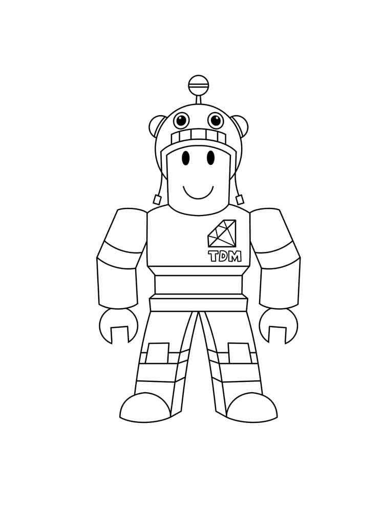 52+ Cheerful Roblox Coloring Pages Printable