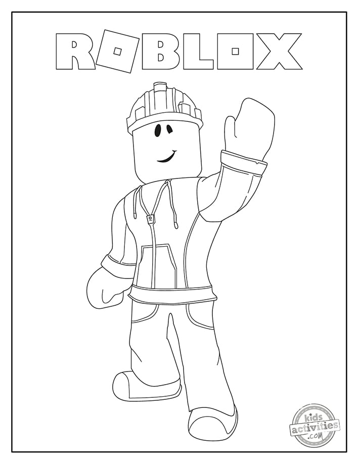 186+ Charming Roblox Coloring Pages Printable