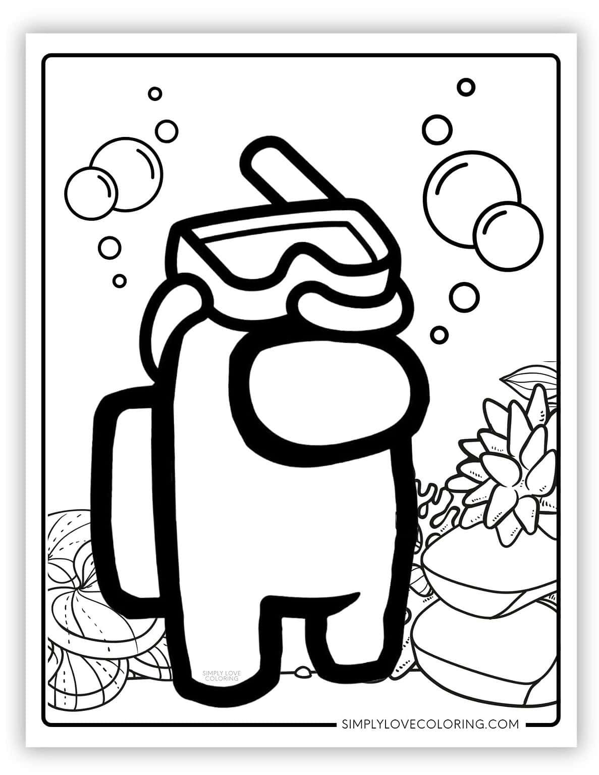 90+ Unique Crewmate Coloring Pages Printable