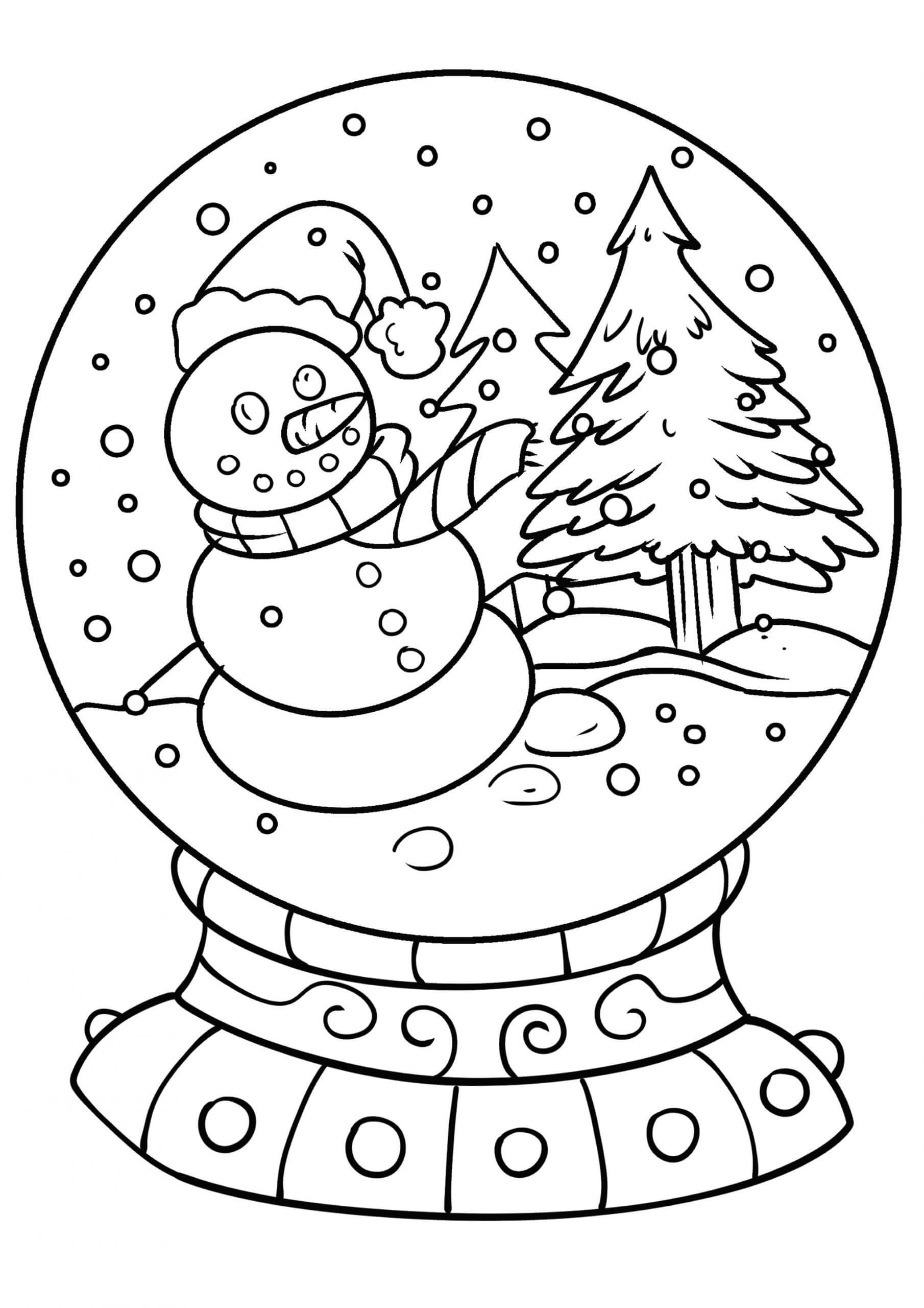 92+ Charming Winter Activity Coloring Pages Printable