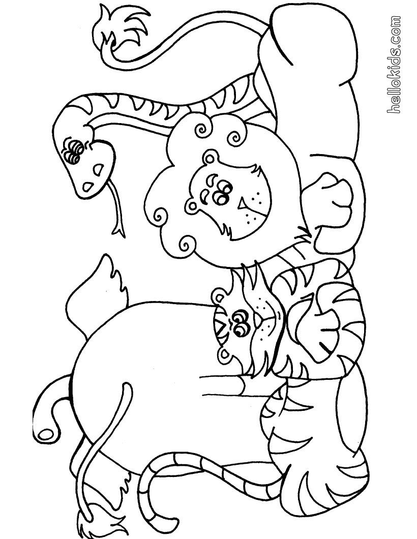 38+ Downloadable Animal Coloring Pages Download FREE