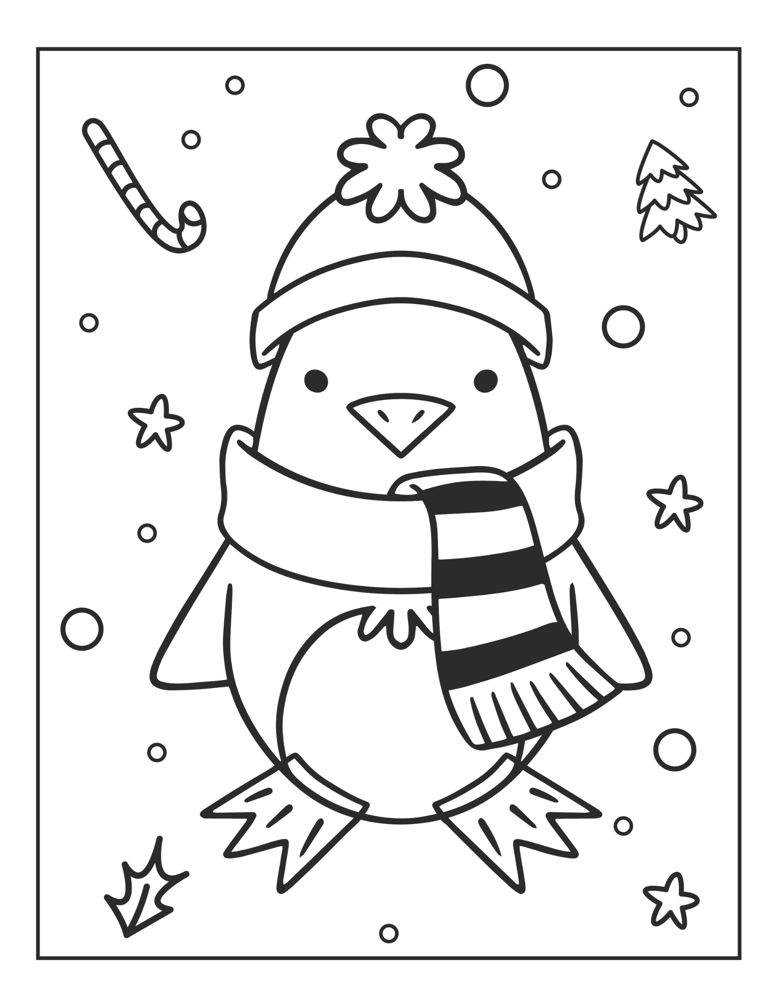 196+ Cheerful Winter Activity Coloring Pages Printable