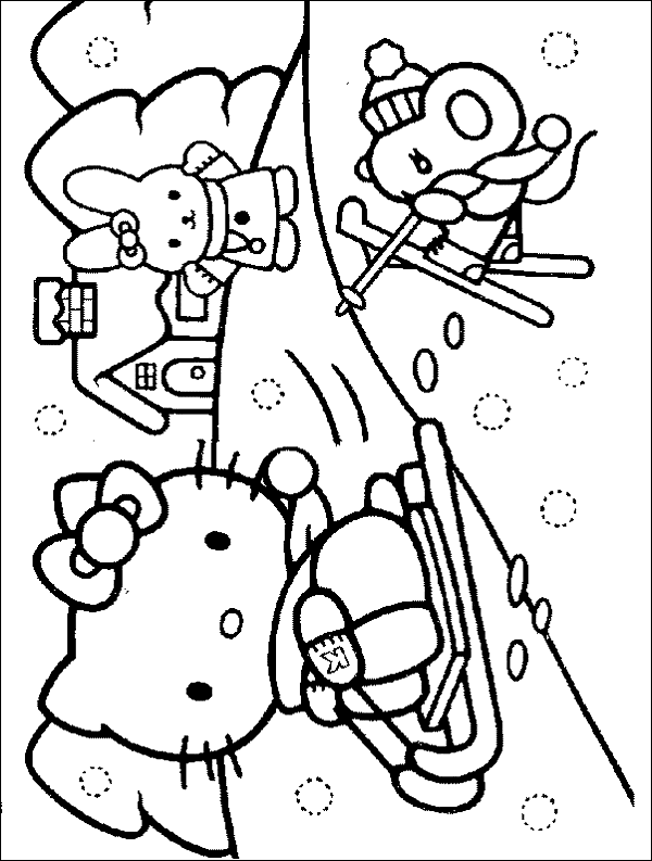 160+ Enchanting Winter Activity Coloring Pages Printable