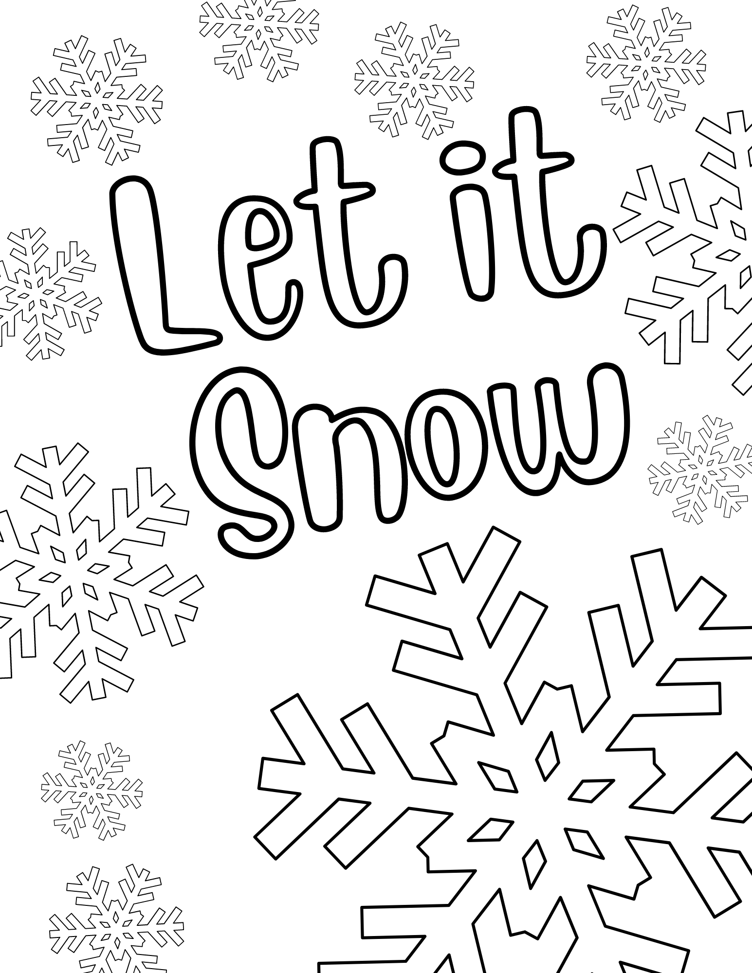 41+ Vibrant Winter Activity Coloring Pages Printable