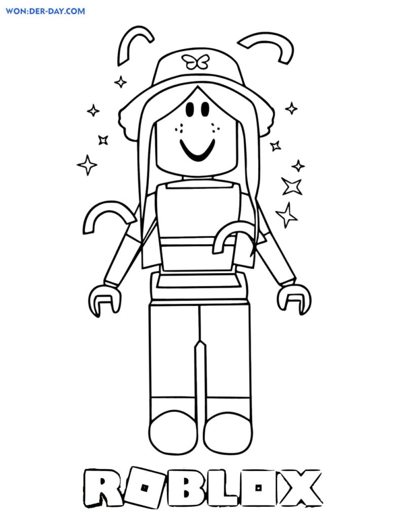 155+ Brightening Roblox Coloring Pages Printable