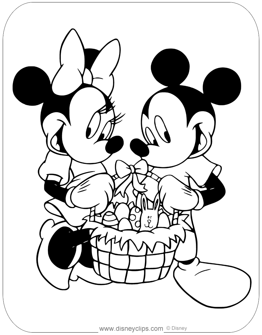 10 Disney Coloring Pages Easter 2