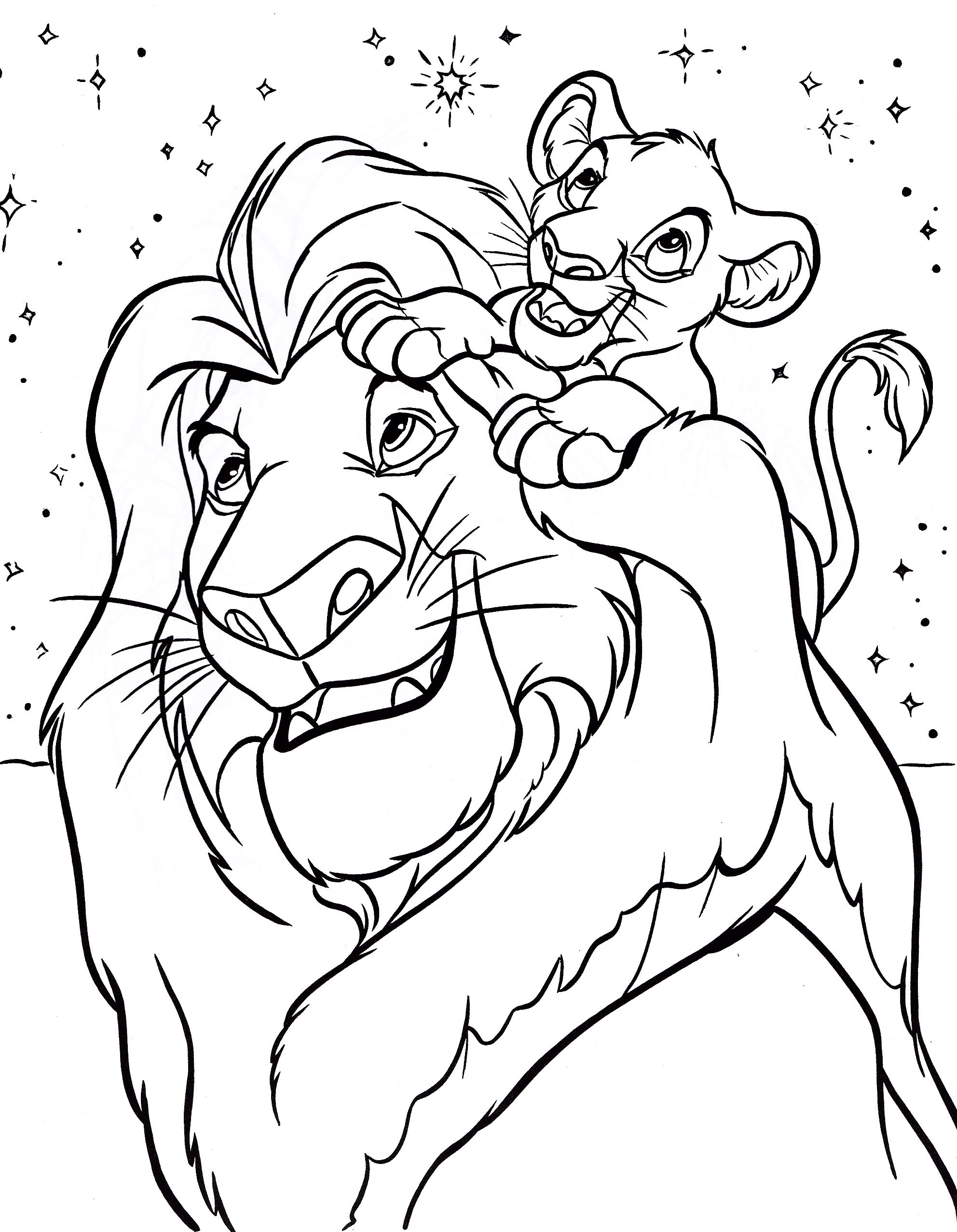 10 Disney Coloring Pages Free 1