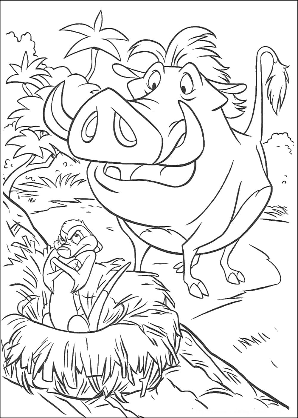 10 Disney Coloring Pages Lion King 6