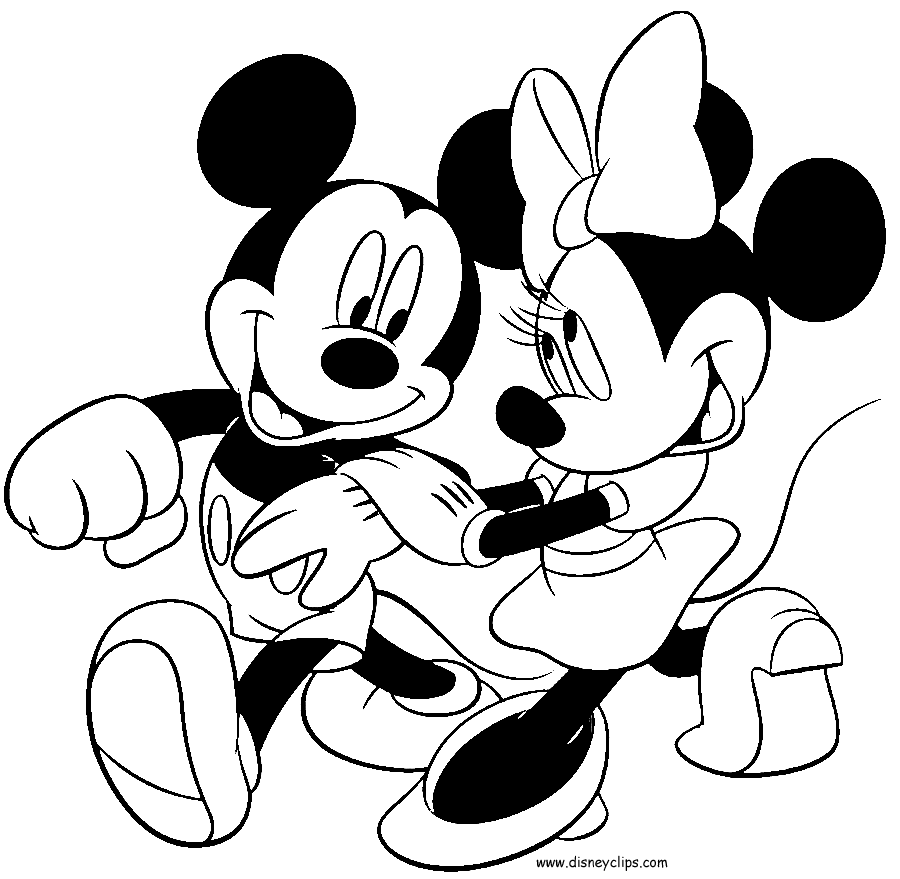 10 Disney Coloring Pages Featuring Mickey and Minnie Mouse: A Delightful Journey for Kids and Adults