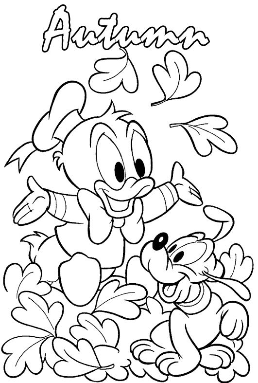 10 Cozy Fall Disney Coloring Pages for Autumn Lovers