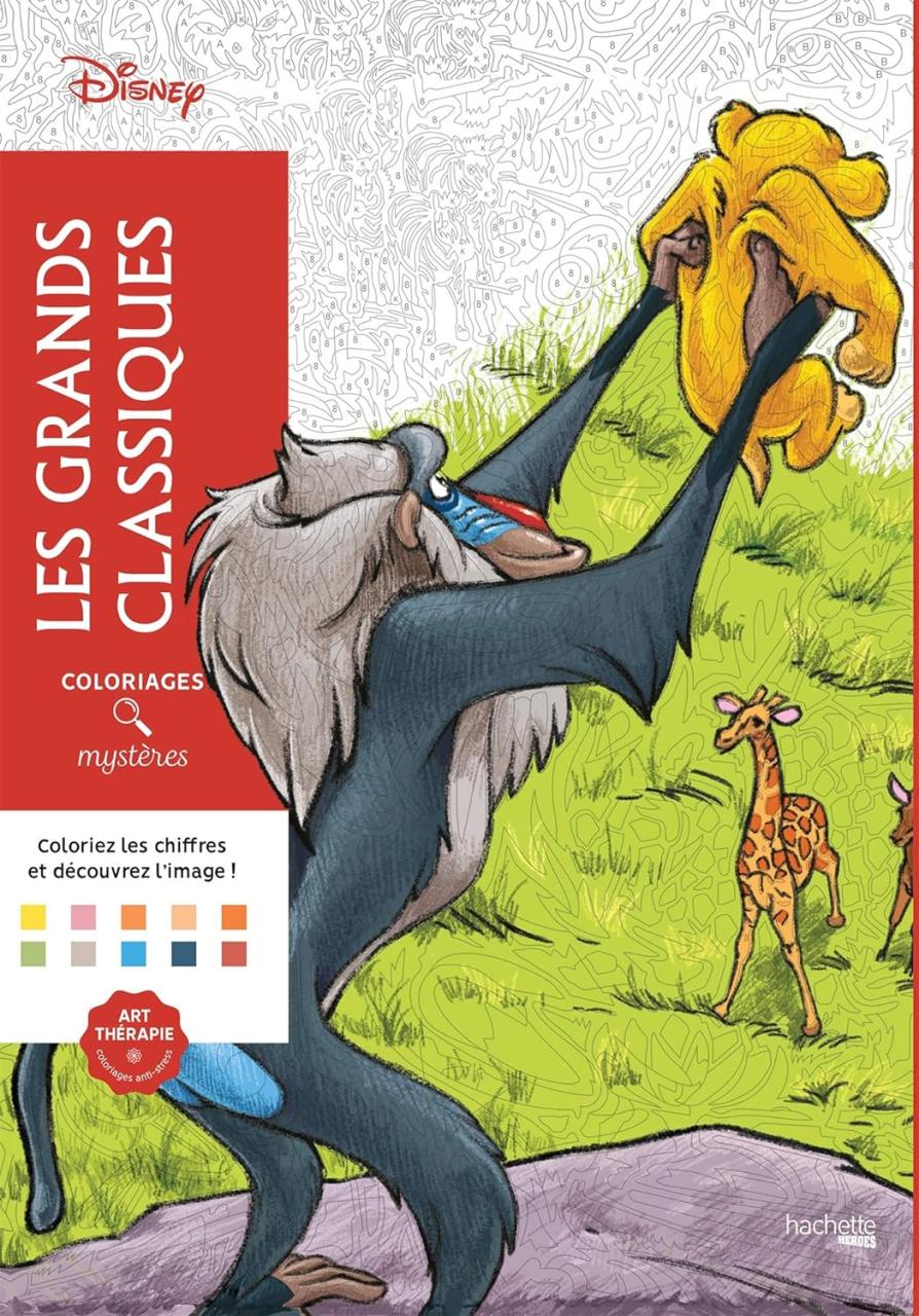 10 Les Grands Classiques Disney Coloring Book: A Journey Through Timeless Masterpieces