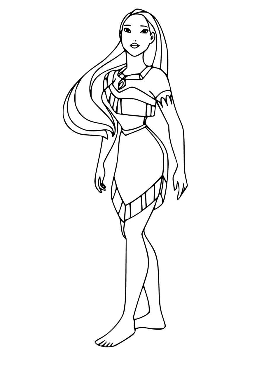 10 Enchanting Pocahontas Disney Coloring Pages for Creative Kids