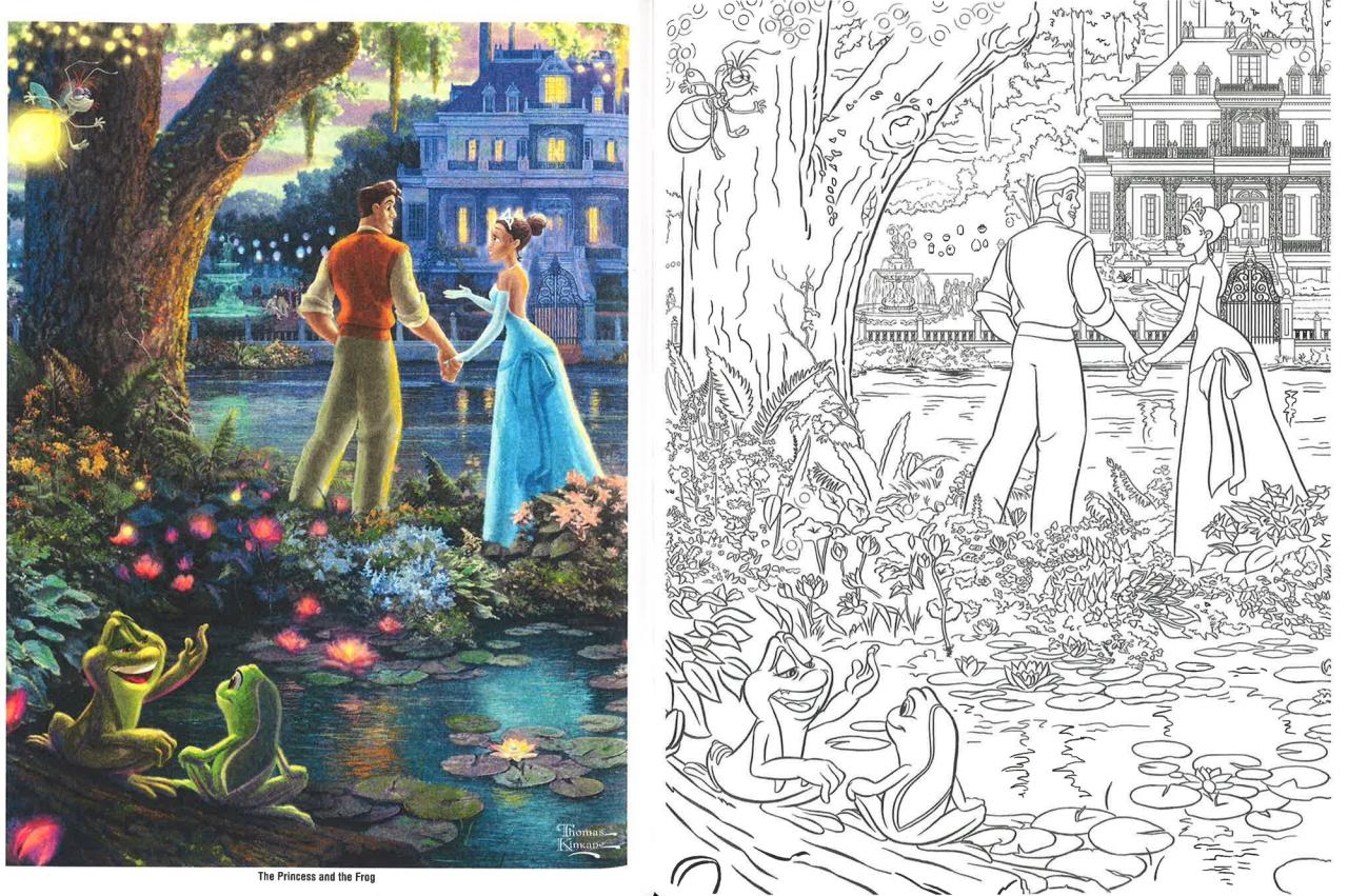 10 Disney Coloring Book Thomas Kinkade: A Magical Journey Through Enchanting Scenes