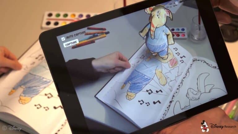 10 Magical Disney Coloring Book Augmented Reality Experiences