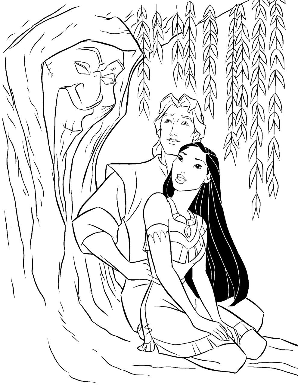 10 Enchanting Pocahontas Coloring Pages for Disney Enthusiasts