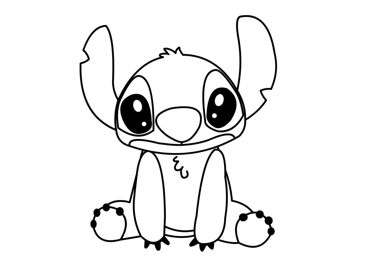 10 Adorable Printable Stitch Disney Coloring Pages for Hours of Creative Fun