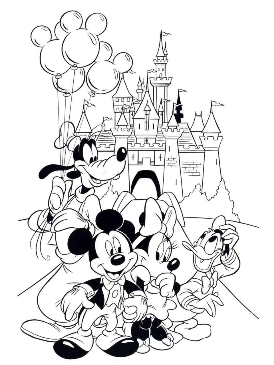 10 Disneyland Disney Coloring Book Pdf Free Download